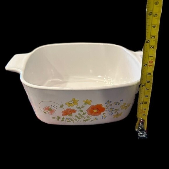 Vintage CorningWare 1.5 Liter Casserole Dish Pan Wildflower - Picture 11 of 13